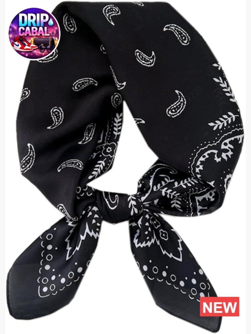 Satin Silk Square Scarf for Hair Wraps and Headscarves 27.5x27.5